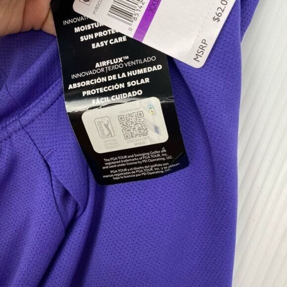 PGA Tour Women's Airflux Golf/Tennis Skort Size XXL Purple Tummy Control NEW - Picture 10 of 14